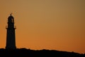 Lighthouse Silhouette Royalty Free Stock Photo