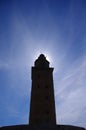 Lighthouse silhouette Royalty Free Stock Photo