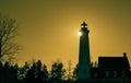 Lighthouse Silhouette Royalty Free Stock Photo