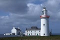 Lighthouse and sky on the irish coast