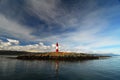 Lighthouse on a small island