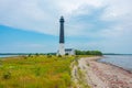 Lighthouse at Sorve peninsula in Estonia Royalty Free Stock Photo
