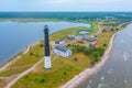 Lighthouse at Sorve peninsula in Estonia Royalty Free Stock Photo