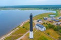 Lighthouse at Sorve peninsula in Estonia Royalty Free Stock Photo