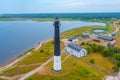 Lighthouse at Sorve peninsula in Estonia Royalty Free Stock Photo