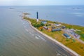 Lighthouse at Sorve peninsula in Estonia Royalty Free Stock Photo