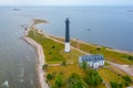 Lighthouse at Sorve peninsula in Estonia Royalty Free Stock Photo