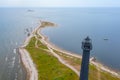 Lighthouse at Sorve peninsula in Estonia Royalty Free Stock Photo