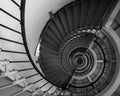 Lighthouse Spiral Staircase Royalty Free Stock Photo