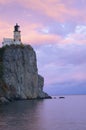 Lighthouse on Split Rock Royalty Free Stock Photo