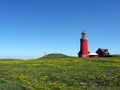 Lighthouse in the spring time