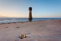 Lighthouse at sunset Royalty Free Stock Photo