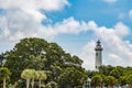 Lighthouse on St. Simon's Island Royalty Free Stock Photo