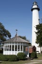 Lighthouse on St Simons Island Royalty Free Stock Photo