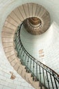Lighthouse staircase Royalty Free Stock Photo