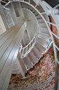 LIGHTHOUSE STAIRCASE Royalty Free Stock Photo