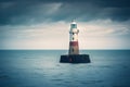 lighthouse standing sentry over tranquil and peaceful seascape