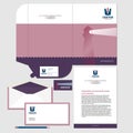 Lighthouse stationery template design