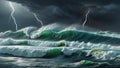 storm time bad weather storm wind Royalty Free Stock Photo