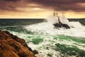 Lighthouse storm