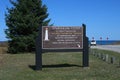 Lighthouse - Sturgeon Point, Michigan Historical Marker