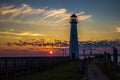 Lighthouse Sunrise Royalty Free Stock Photo