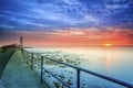 Lighthouse at sunrise