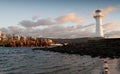 Lighthouse sunrise at wollongong