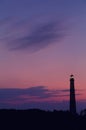 Lighthouse and Sunset Royalty Free Stock Photo