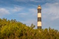 Lighthouse at sunset in Buenos Aires near Atlantic Ocean Royalty Free Stock Photo
