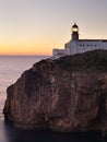 Lighthouse at sunset Royalty Free Stock Photo