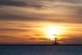 Gallipoli Lighthouse at sunset