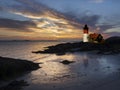 Lighthouse at sunset