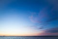 Lighthouse at sunset in Wijk aan Zee. The Netherlands