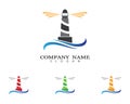 Lighthouse symbol vector icon