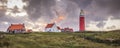 Lighthouse Texel Netherlands Royalty Free Stock Photo