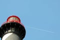 Lighthouse top in Saint Augustine FL Royalty Free Stock Photo