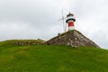 Lighthouse of Torshavn inside fort of Torshavn, Faroe Islands