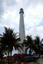 Lighthouse tower at Lengkuas beach
