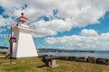 Lighthouse in town center of Digby Royalty Free Stock Photo