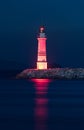 Lighthouse in Turgutreis. Bodrum, Mugla Royalty Free Stock Photo