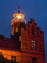 Lighthouse in Ustka, Poland Royalty Free Stock Photo