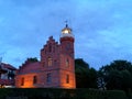 Lighthouse in Ustka, Poland Royalty Free Stock Photo