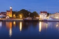 Lighthouse in Ustka Royalty Free Stock Photo