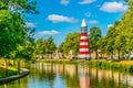 Lighthouse at the Valkenberg park at Breda, Netherlands