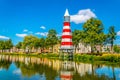 Lighthouse at the Valkenberg park at Breda, Netherlands