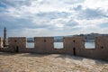 Lighthouse at Venetian port, Old Town of Chania Crete, Greece. Calm sea. View from Firkas Fortress