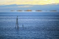 Lighthouse in Vestfjorden, Lofoten islands, Norway Royalty Free Stock Photo