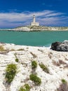 Lighthouse in Vieste, Apulia region, Italy Royalty Free Stock Photo