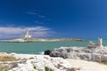 Lighthouse in Vieste, Apulia region, Italy Royalty Free Stock Photo